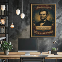 Abraham Lincoln The Emancipator Poster PosterGoat