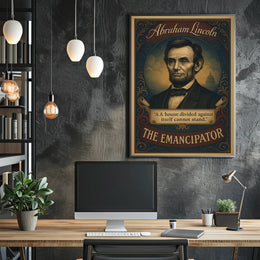 Abraham Lincoln The Emancipator Poster PosterGoat
