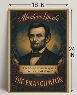 Abraham Lincoln The Emancipator Poster PosterGoat