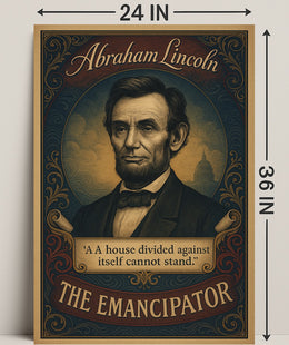 Abraham Lincoln The Emancipator Poster PosterGoat