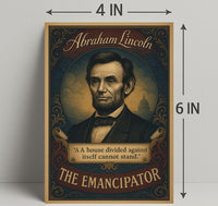 Abraham Lincoln The Emancipator Poster PosterGoat