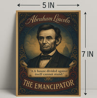 Abraham Lincoln The Emancipator Poster PosterGoat