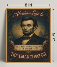 Abraham Lincoln The Emancipator Poster PosterGoat