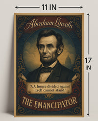 Abraham Lincoln The Emancipator Poster PosterGoat