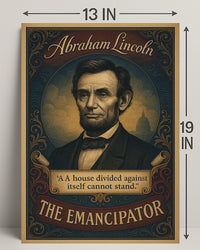 Abraham Lincoln The Emancipator Poster PosterGoat