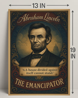 Abraham Lincoln The Emancipator Poster PosterGoat