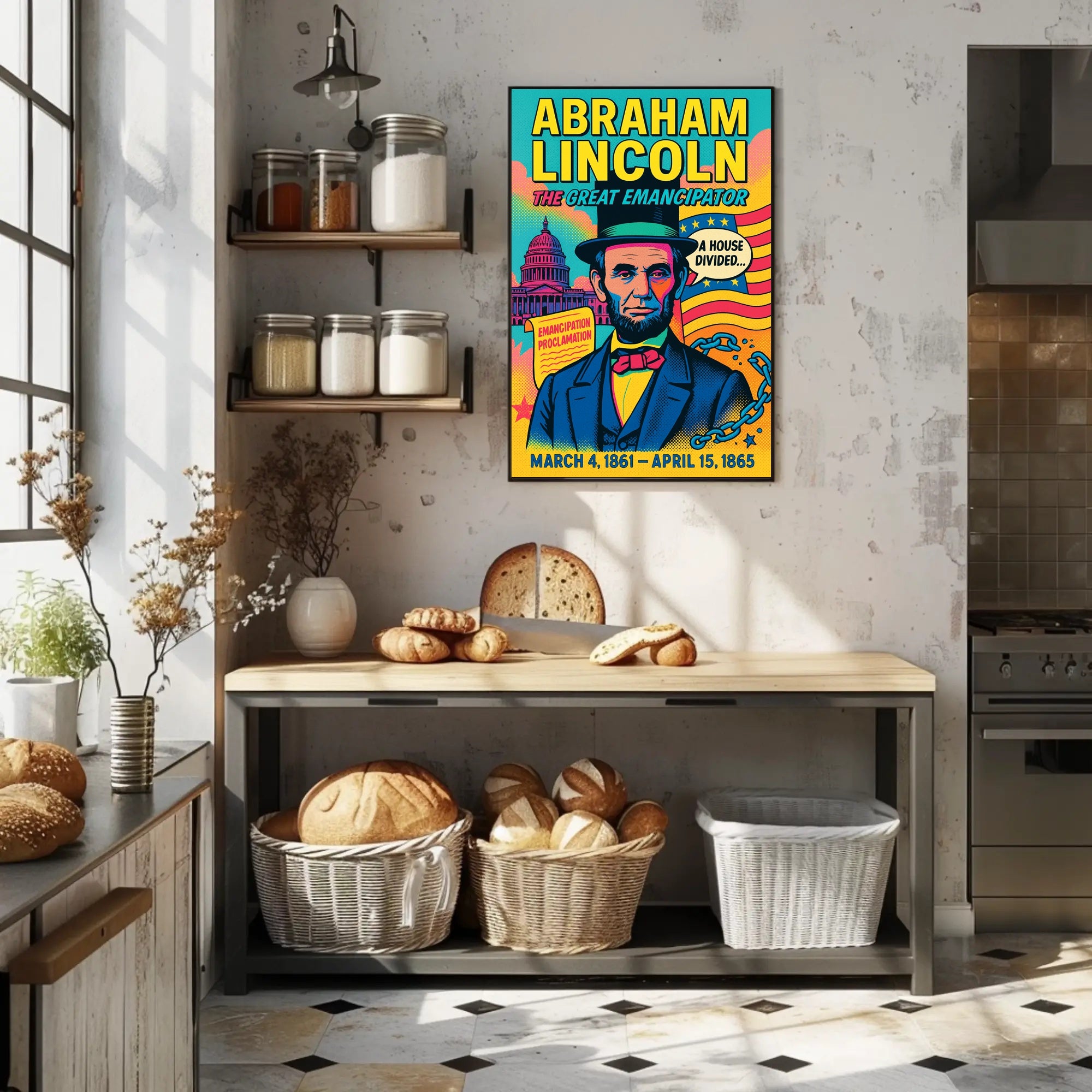 Abraham Lincoln The Great Emancipator Poster PosterGoat