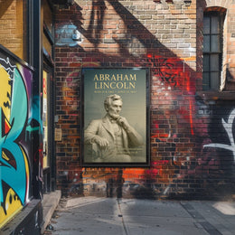 Abraham Lincoln Vintage Wall Art Print PosterGoat