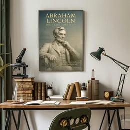Abraham Lincoln Vintage Wall Art Print PosterGoat