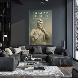 Abraham Lincoln Vintage Wall Art Print PosterGoat