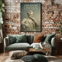 Abraham Lincoln Vintage Wall Art Print PosterGoat