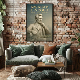 Abraham Lincoln Vintage Wall Art Print PosterGoat