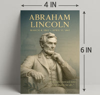 Abraham Lincoln Vintage Wall Art Print PosterGoat