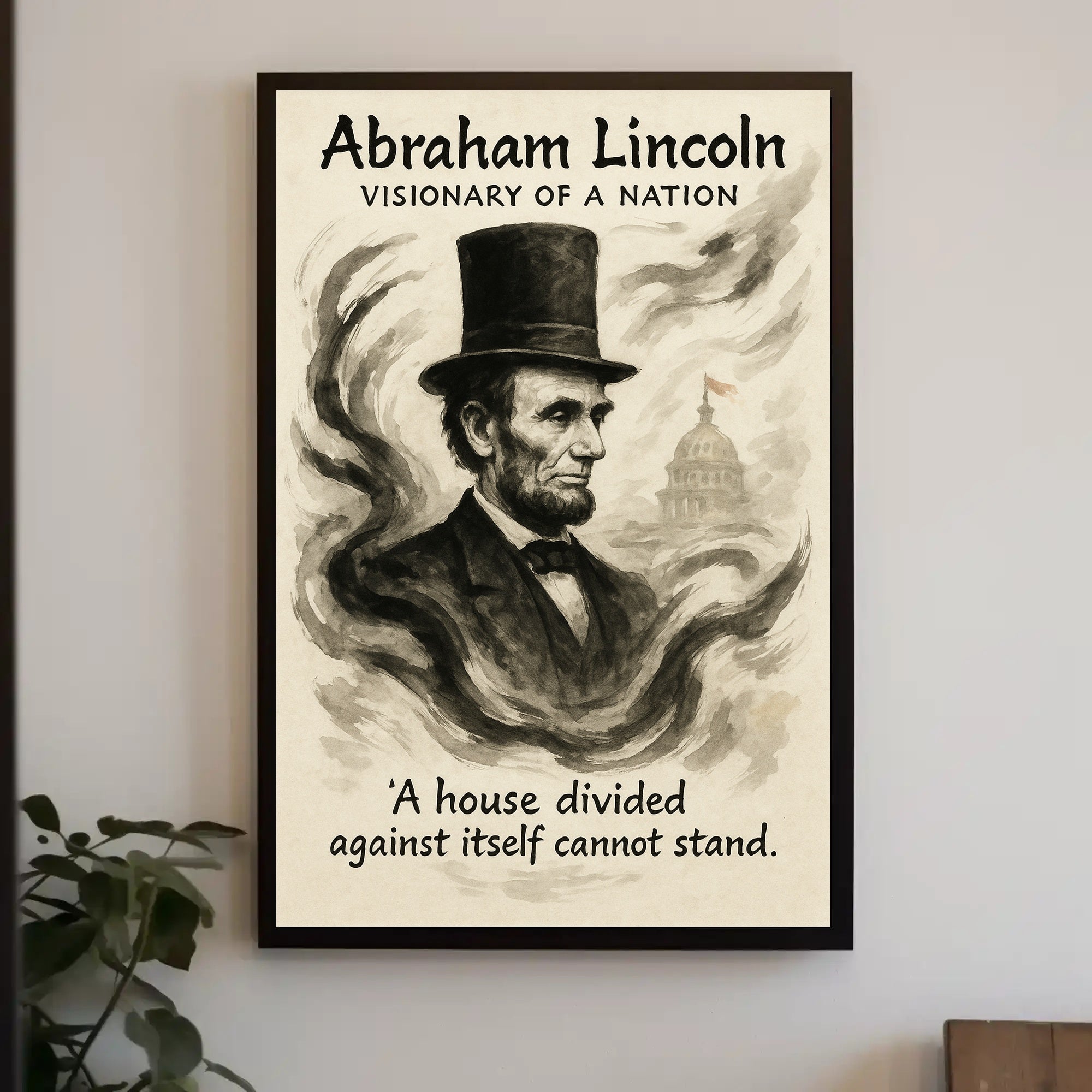 Abraham Lincoln Visionary of a Nation Poster PosterGoat