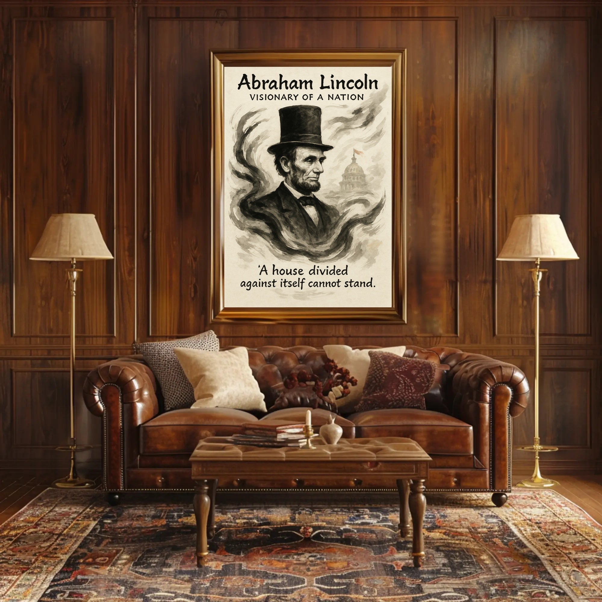 Abraham Lincoln Visionary of a Nation Poster PosterGoat