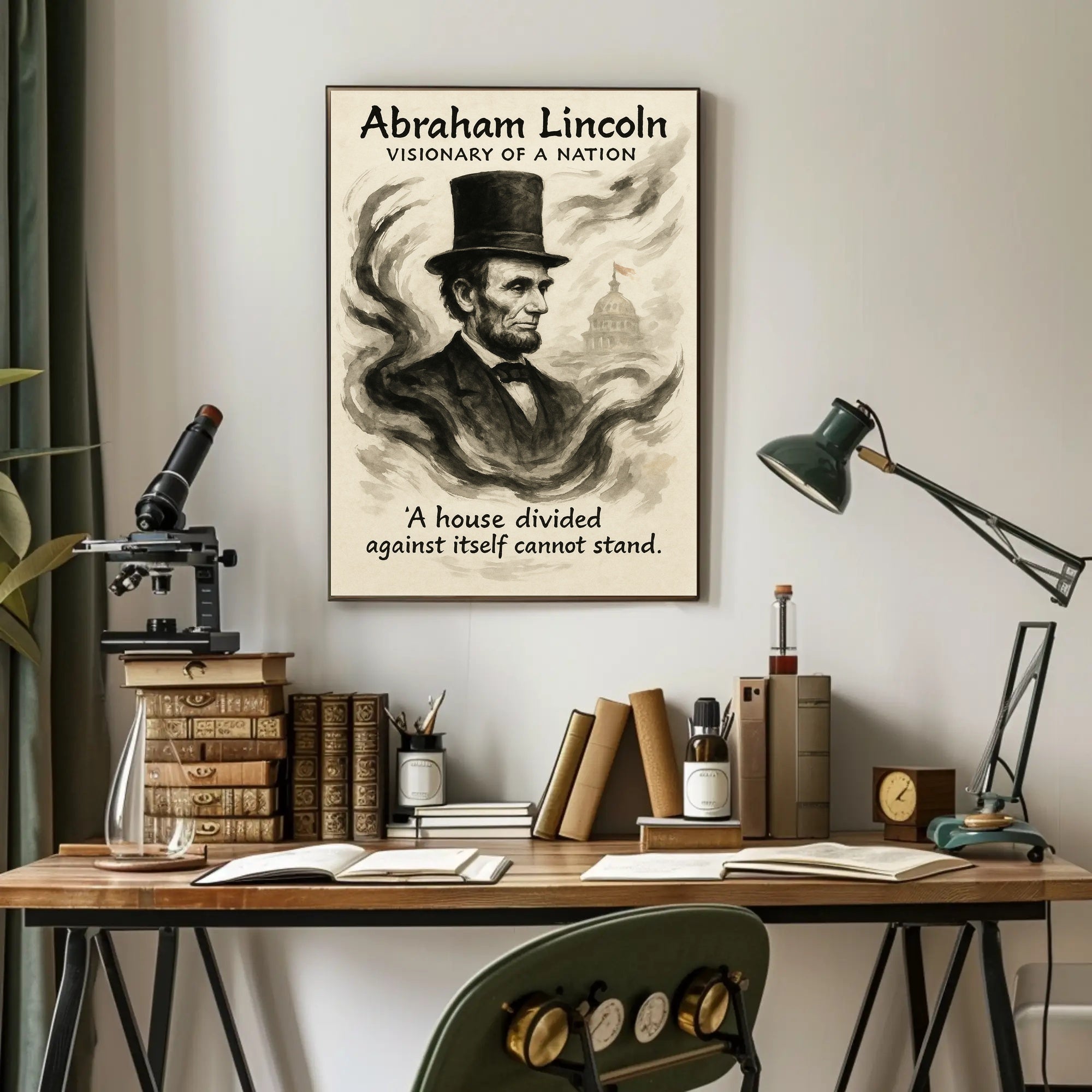 Abraham Lincoln Visionary of a Nation Poster PosterGoat