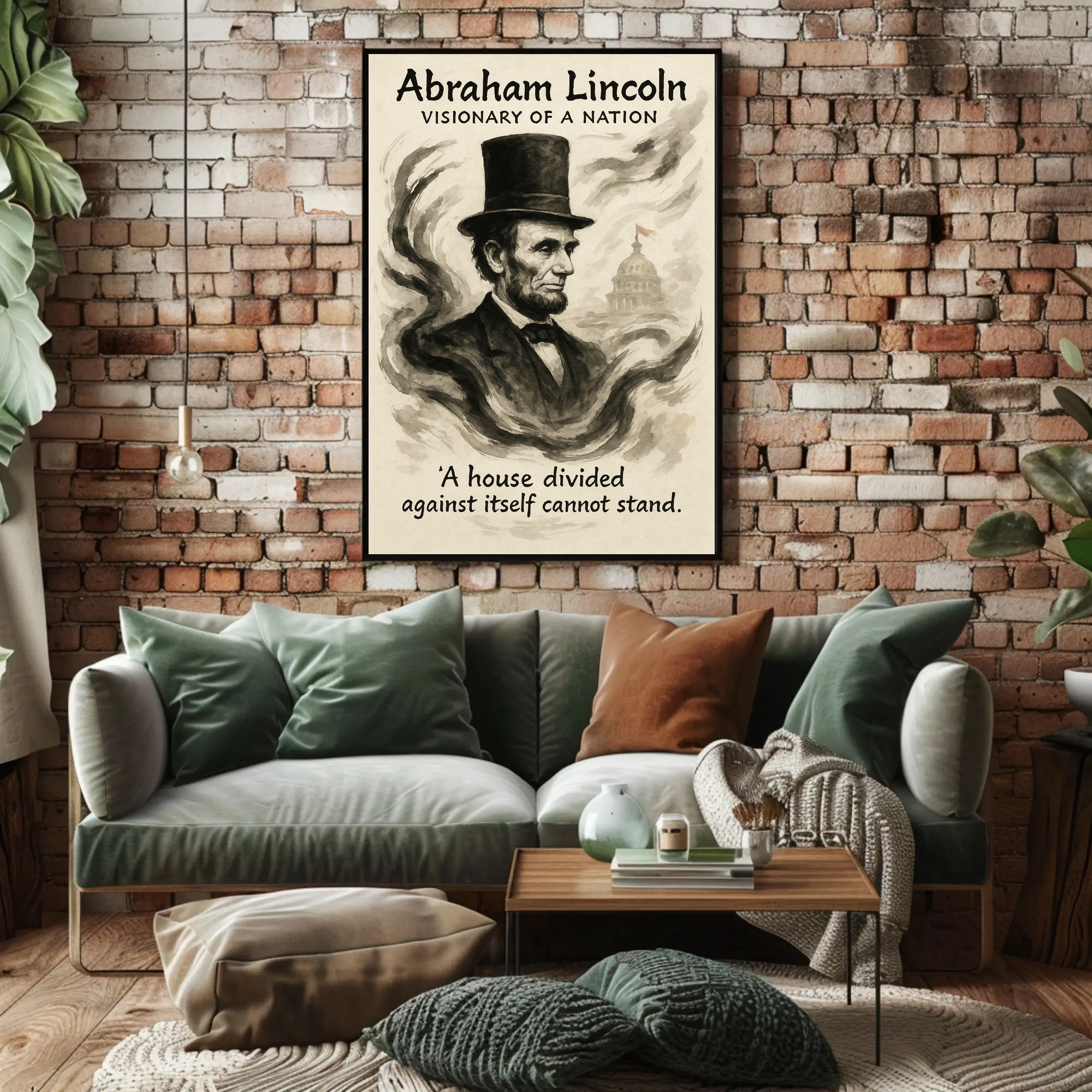 Abraham Lincoln Visionary of a Nation Poster PosterGoat