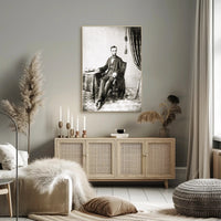 Abraham Lincoln Warm Toned Vintage Portrait Wall Art Poster PosterGoat