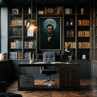Abraham Lincoln Wolves Leader Historical Presidential Poster PosterGoat