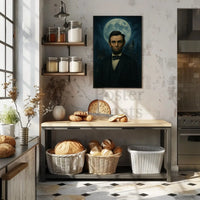 Abraham Lincoln Wolves Leader Historical Presidential Poster PosterGoat