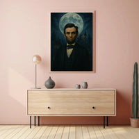 Abraham Lincoln Wolves Leader Historical Presidential Poster PosterGoat