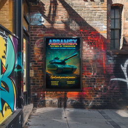 AbramsX Testbed of Tomorrow Poster PosterGoat