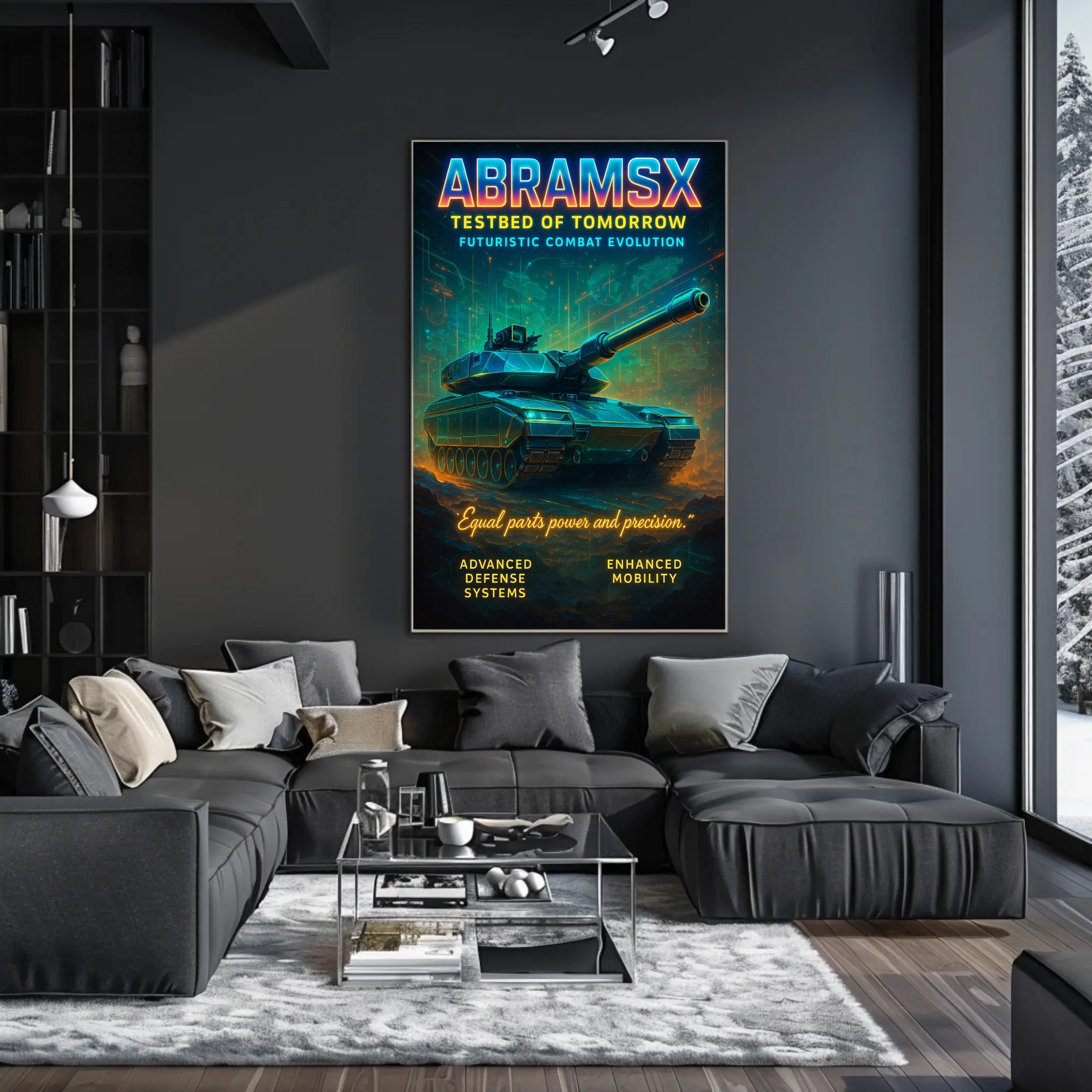 AbramsX Testbed of Tomorrow Poster PosterGoat