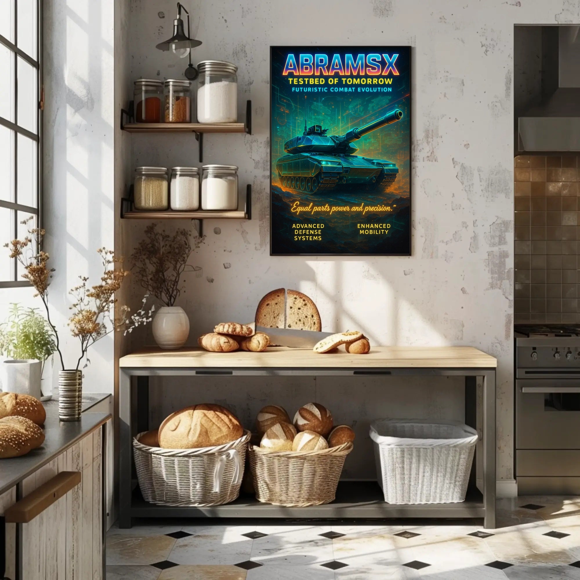 AbramsX Testbed of Tomorrow Poster PosterGoat