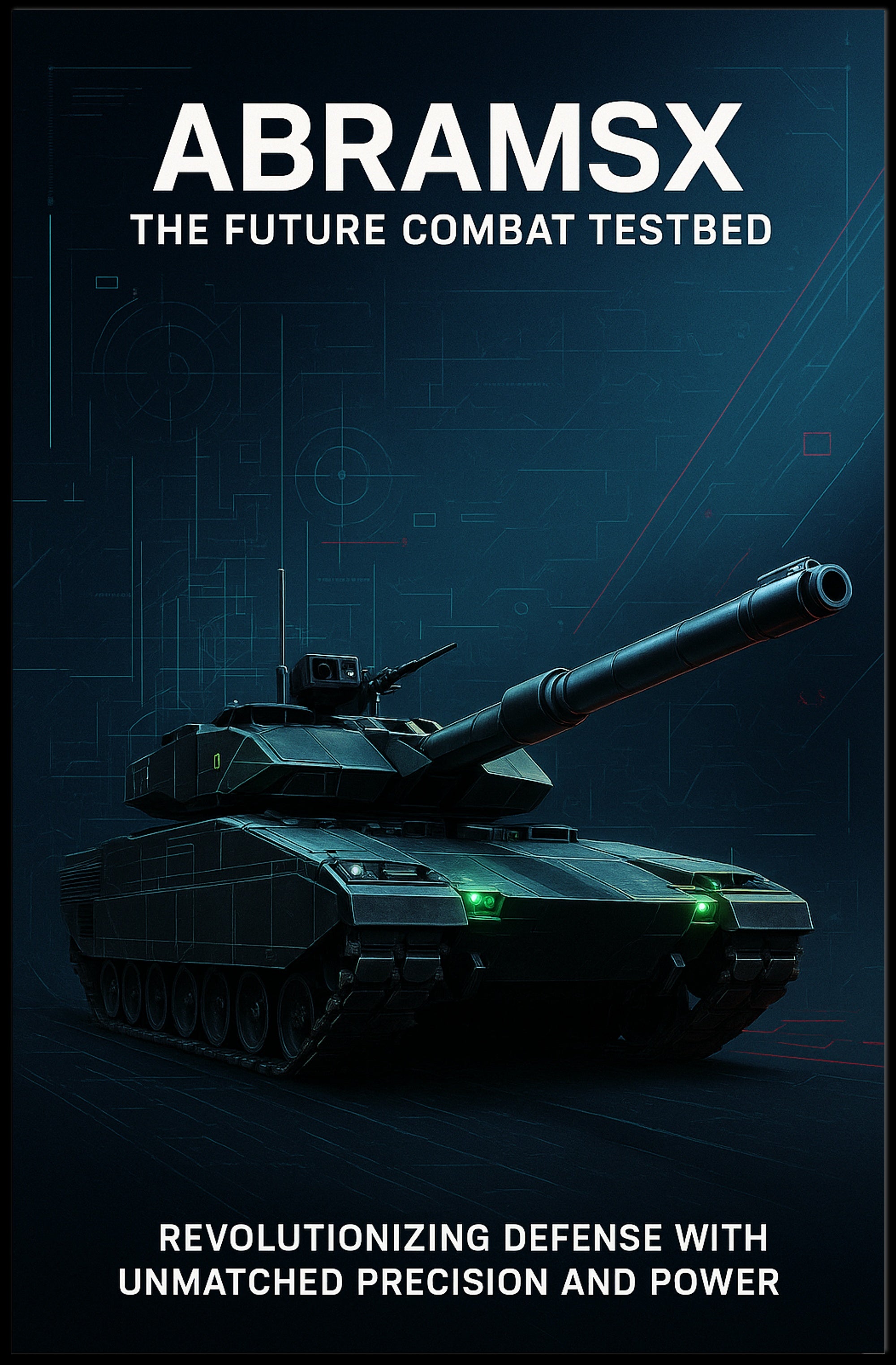 AbramsX - The Future Combat Testbed Poster PosterGoat