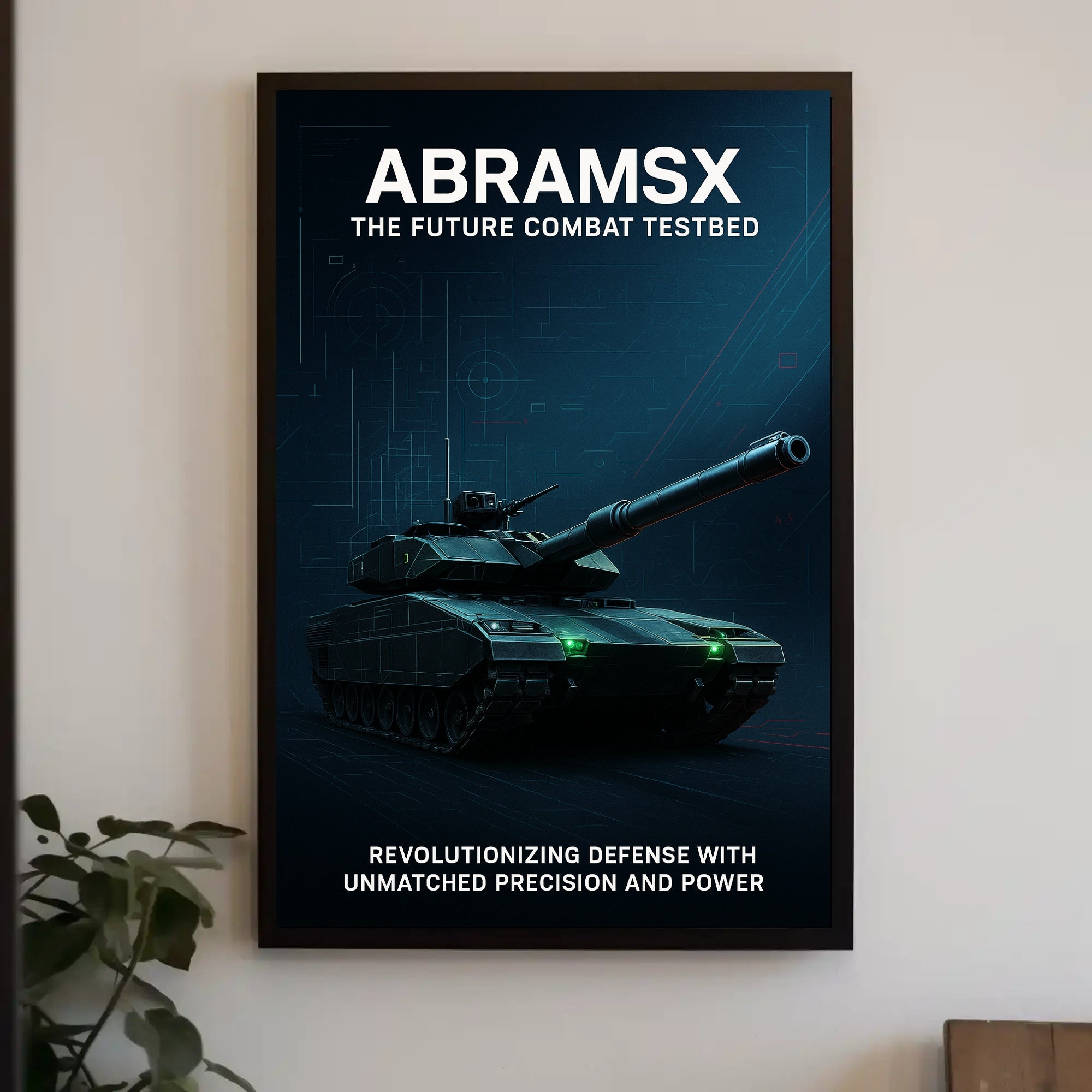 AbramsX - The Future Combat Testbed Poster PosterGoat