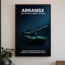 AbramsX - The Future Combat Testbed Poster PosterGoat