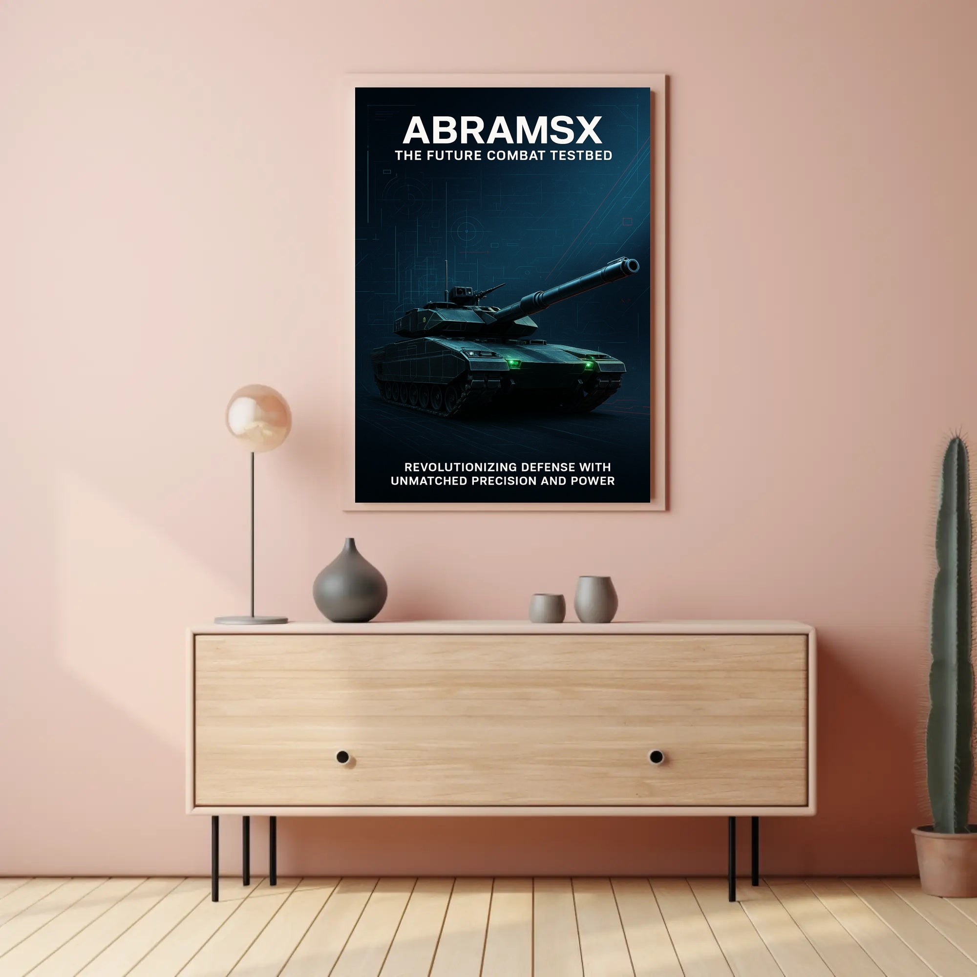 AbramsX - The Future Combat Testbed Poster PosterGoat