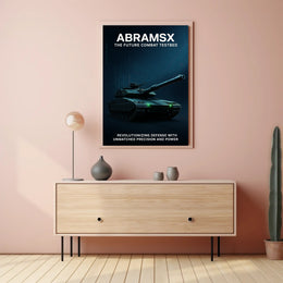 AbramsX - The Future Combat Testbed Poster PosterGoat