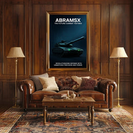 AbramsX - The Future Combat Testbed Poster PosterGoat