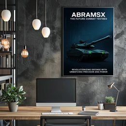 AbramsX - The Future Combat Testbed Poster PosterGoat