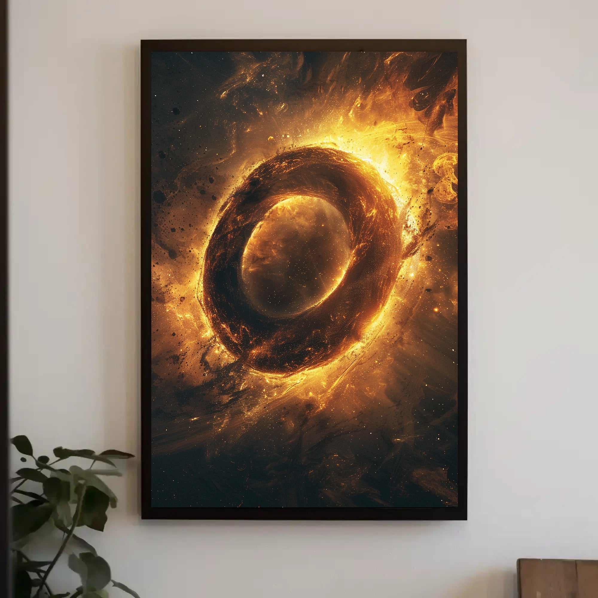 Abstract Cosmic Energy Surreal Artwork Poster PosterGoat