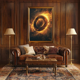 Abstract Cosmic Energy Surreal Artwork Poster PosterGoat