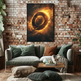 Abstract Cosmic Energy Surreal Artwork Poster PosterGoat