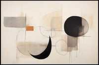 Abstract Expression Captivating Artistic Exploration of Forms Poster PosterGoat