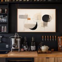 Abstract Expression Captivating Artistic Exploration of Forms Poster PosterGoat