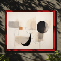 Abstract Expression Captivating Artistic Exploration of Forms Poster PosterGoat