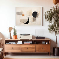 Abstract Expression Captivating Artistic Exploration of Forms Poster PosterGoat
