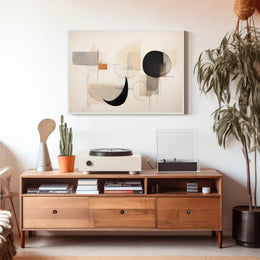 Abstract Expression Captivating Artistic Exploration of Forms Poster PosterGoat