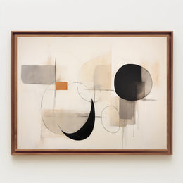 Abstract Expression Captivating Artistic Exploration of Forms Poster PosterGoat