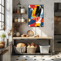 Abstract Expressionism Art with Vibrant Colors Poster PosterGoat