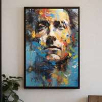 Abstract Expressionism Portrait Poster for Contemporary Art Enthusiasts PosterGoat