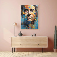 Abstract Expressionism Portrait Poster for Contemporary Art Enthusiasts PosterGoat