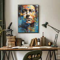 Abstract Expressionism Portrait Poster for Contemporary Art Enthusiasts PosterGoat