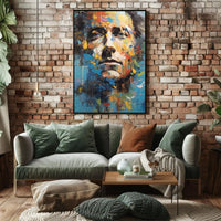 Abstract Expressionism Portrait Poster for Contemporary Art Enthusiasts PosterGoat