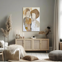 Abstract Faceless Figures Modern Minimalist Art Poster PosterGoat